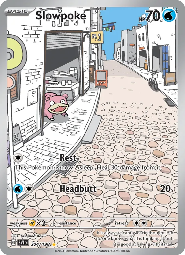 Slowpoke, Scarlet & Violet No. 204