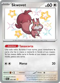 Skwovet, Destino di Paldea No. 205 Holo