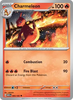 Charmeleon, 151 No. 005