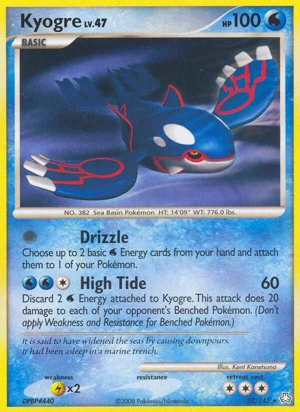 Kyogre, Legends Awakened No. 32