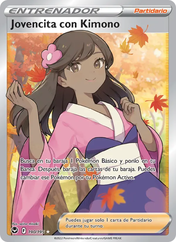Jovencita con Kimono, Tempestad Plateada Nº 190