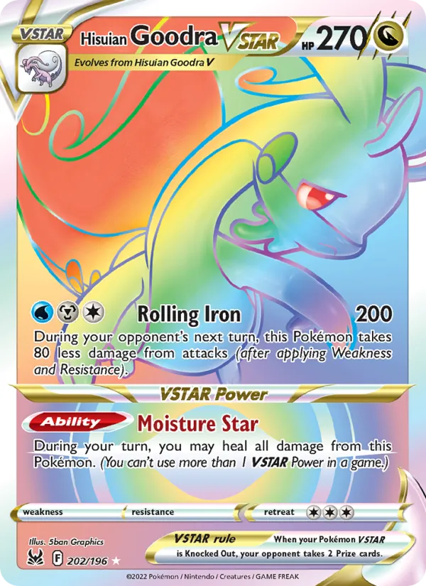 Hisuian Goodra VSTAR, Lost Origin Nº 202