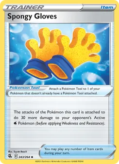 Spongy Gloves, Fusion Strike Nº 243 Normal