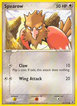 Spearow, FireRed & LeafGreen No. 81 Normal