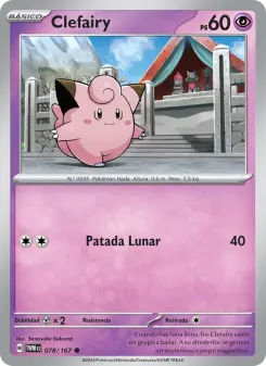 Clefairy, Mascarada Crepuscular No. 078 Normal