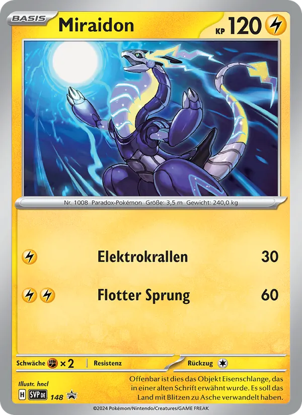 Miraidon, SVP Black Star Promos No. 148