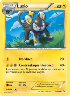 Luxio, Destellos de Fuego Nº 33 Normal