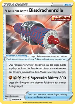 Fokussierter-Angriff-Bissdrachenrolle, Drachenwandel No. 158 Normal