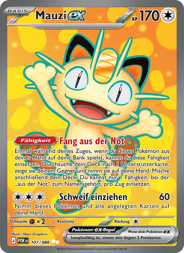 Mauzi-ex, Optimale Ordnung No. 107