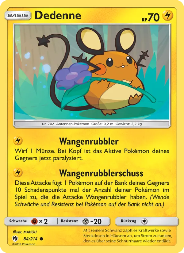 Dedenne, Echo des Donners No. 84