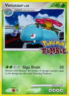 Venusaur, Pokémon Rumble No. 1