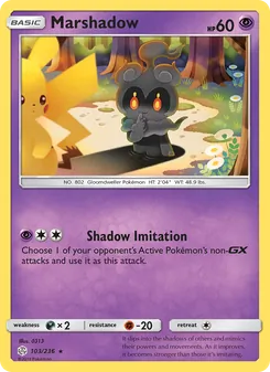 Marshadow, Cosmic Eclipse No. 103 Normal