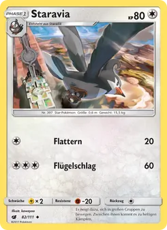Staravia, Aufziehen der Sturmröte No. 82 Normal