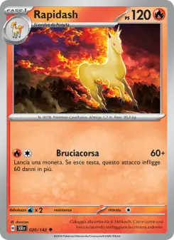 Rapidash, Corona Astrale No. 020 Normal