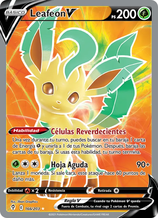 Leafeon V, Cielos Evolutivos No. 166