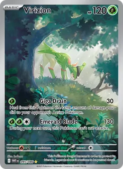 Virizion, White Flare Nº 095 Holo