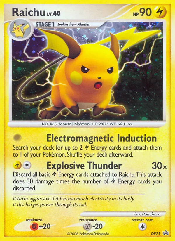 Raichu, DP Black Star Promos No. DP21