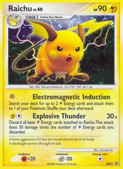 Raichu, DP Black Star Promos Nº DP21 Holo