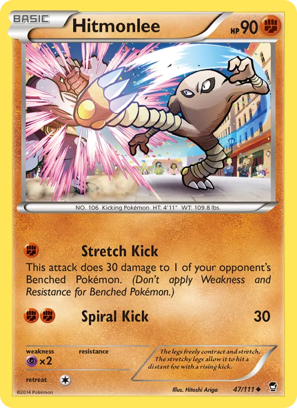 Hitmonlee, Furious Fists No. 47