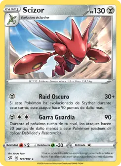 Scizor, Choque Rebelde No. 128 Normal