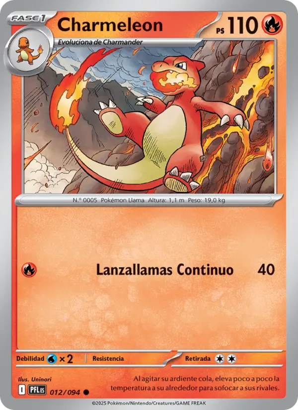 Charmeleon, Fuegos Fantasmales No. 012