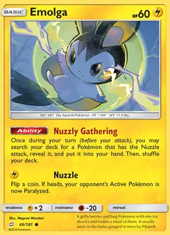 Emolga, Team Up Nº 46 Normal