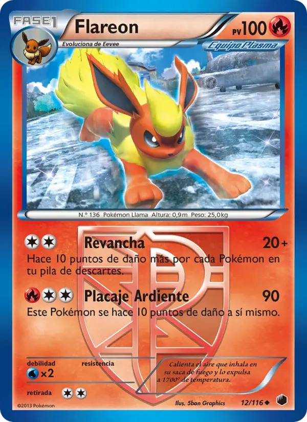 Flareon, Glaciación Plasma No. 12