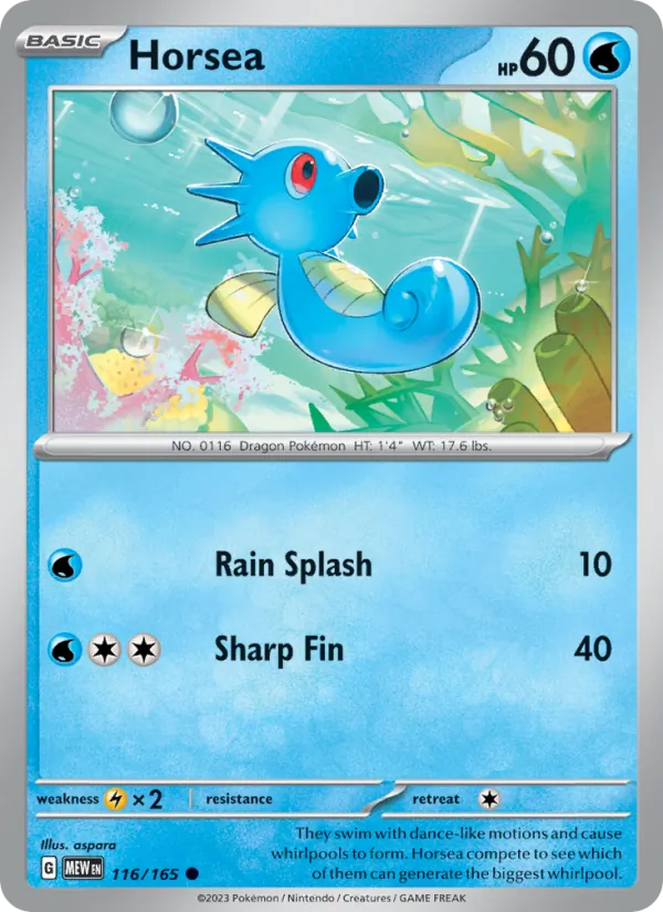 Horsea, 151 No. 116