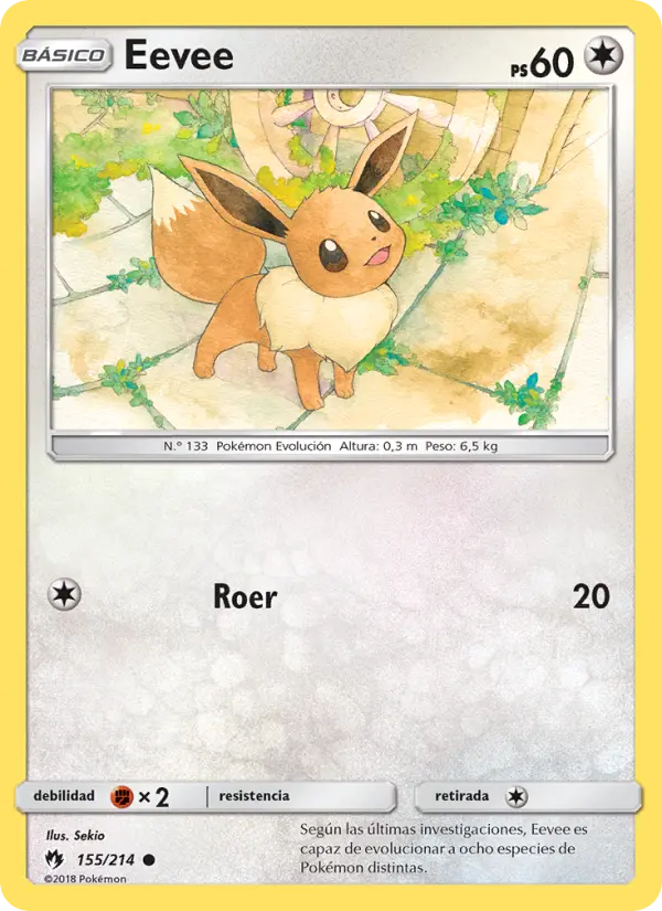 Eevee, Truenos Perdidos No. 155
