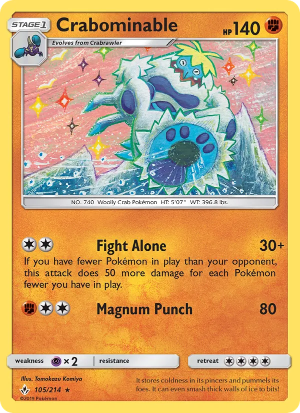 Crabominable, Unbroken Bonds Nº 105