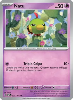 Natu, Destino di Paldea Nº 025 Normal
