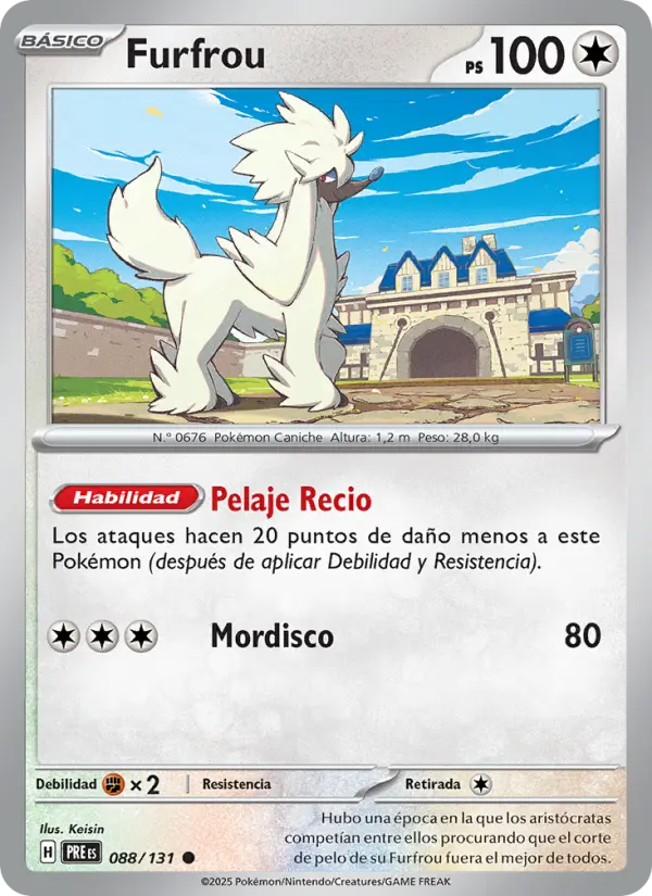 Furfrou, Evoluciones Prismáticas Nº 088
