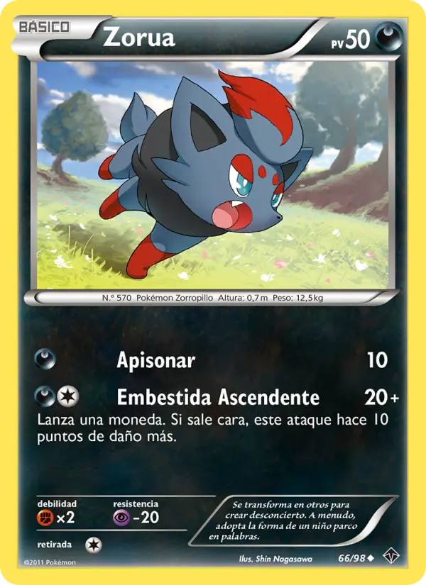 Zorua, Fuerzas Emergentes Nº 66