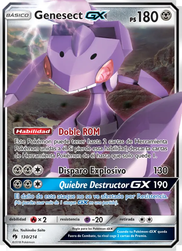 Genesect GX, Truenos Perdidos Nº 130