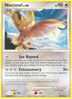 Noctowl, Diamond & Pearl No. 34 Normal