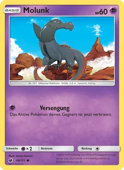 Molunk, Aufziehen der Sturmröte Nº 46 Normal