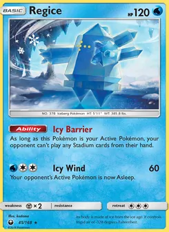 Regice, Celestial Storm Nº 45 Normal