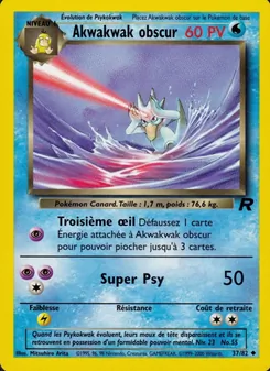 Akwakwak obscur, Team Rocket Nº 37 Normal