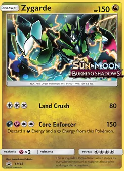 Zygarde, SM Black Star Promos Nº SM48 Normal