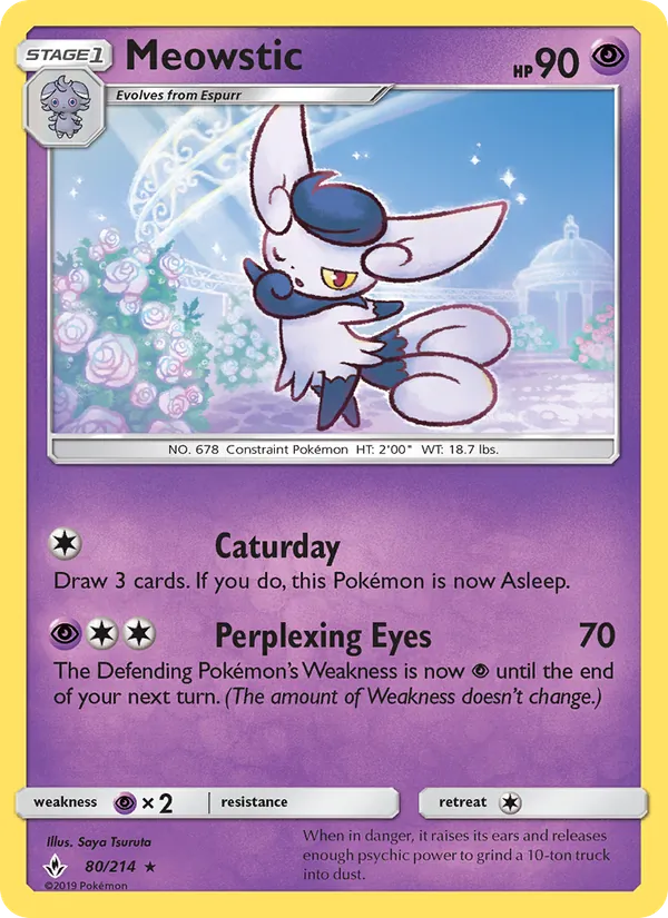 Meowstic, Unbroken Bonds Nº 80
