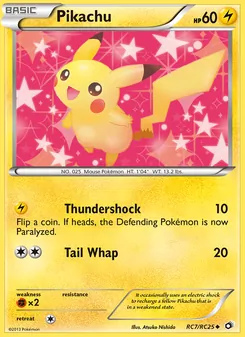 Pikachu, Legendary Treasures No. RC7