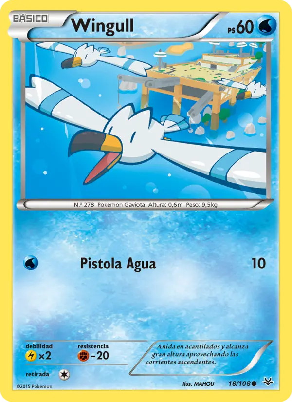 Wingull, Cielos Rugientes Nº 18