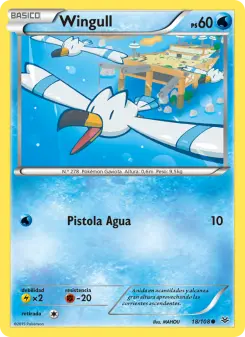 Wingull, Cielos Rugientes No. 18 Normal