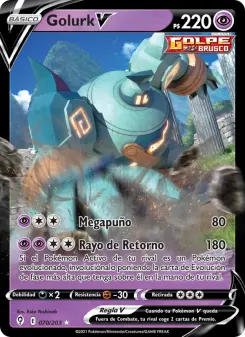 Golurk V, Cielos Evolutivos No. 70 Holo