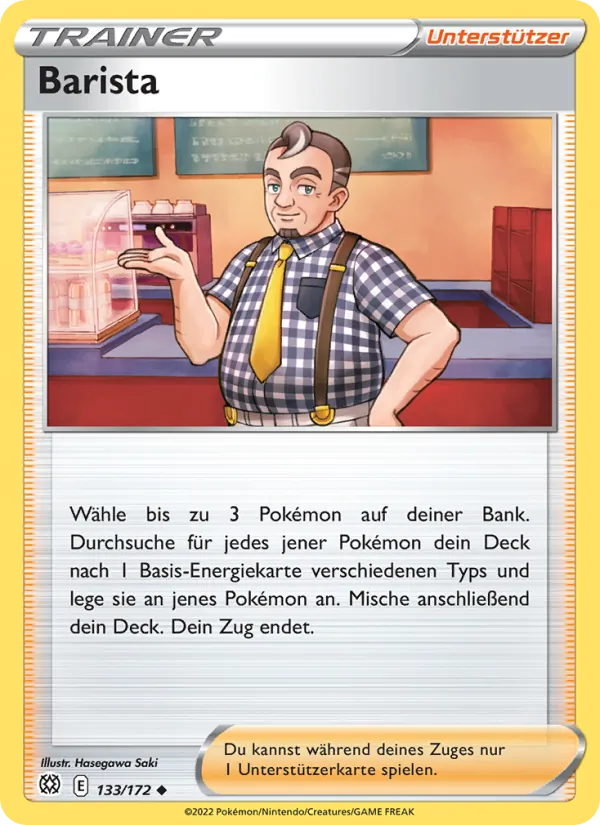 Barista, Strahlende Sterne Nº 133