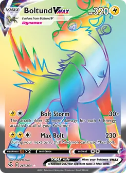 Boltund VMAX, Fusion Strike No. 267 Holo