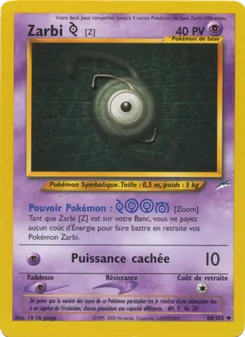 Zarbi Z, Neo Destiny Nº 60 Normal