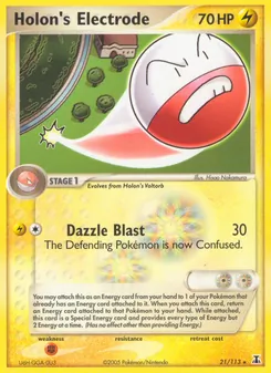 Holon's Electrode, Delta Species Nº 21 Normal