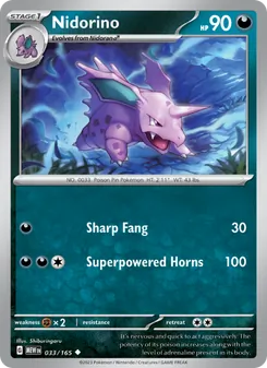 Nidorino, 151 No. 033 Normal