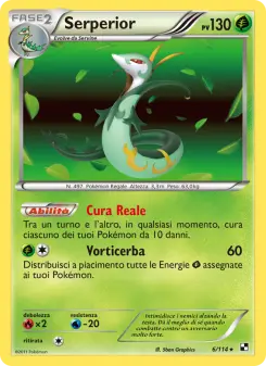 Serperior, Nero e Bianco No. 6 Normal